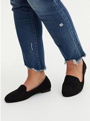 Perforated Loafer (WW), BLACK, hi-res