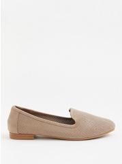 Plus Size Perforated Loafer (WW), TAN BEIGE, alternate