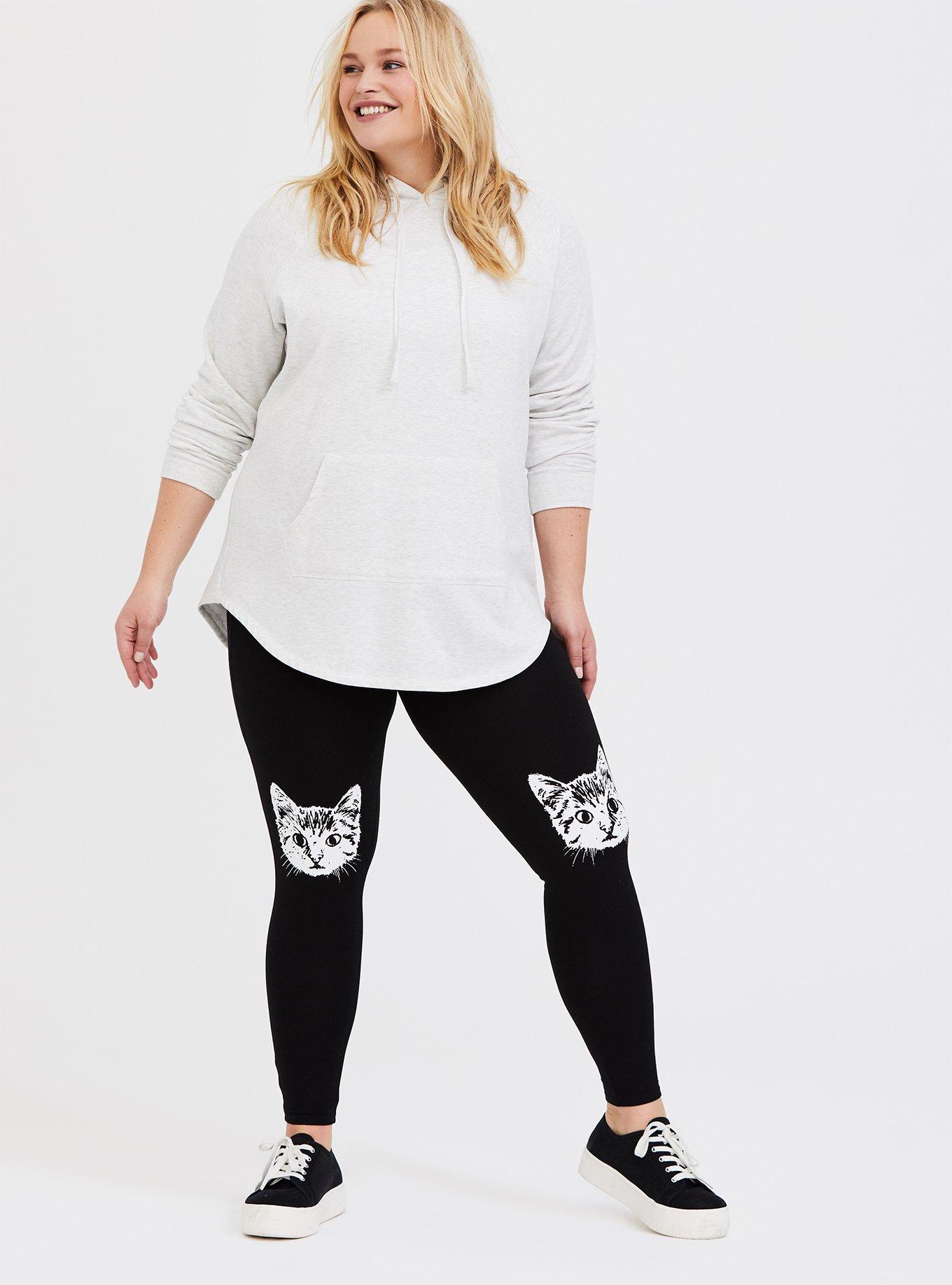 Plus Size - Full Length Signature Waist Cat Neon Thread Legging - Torrid