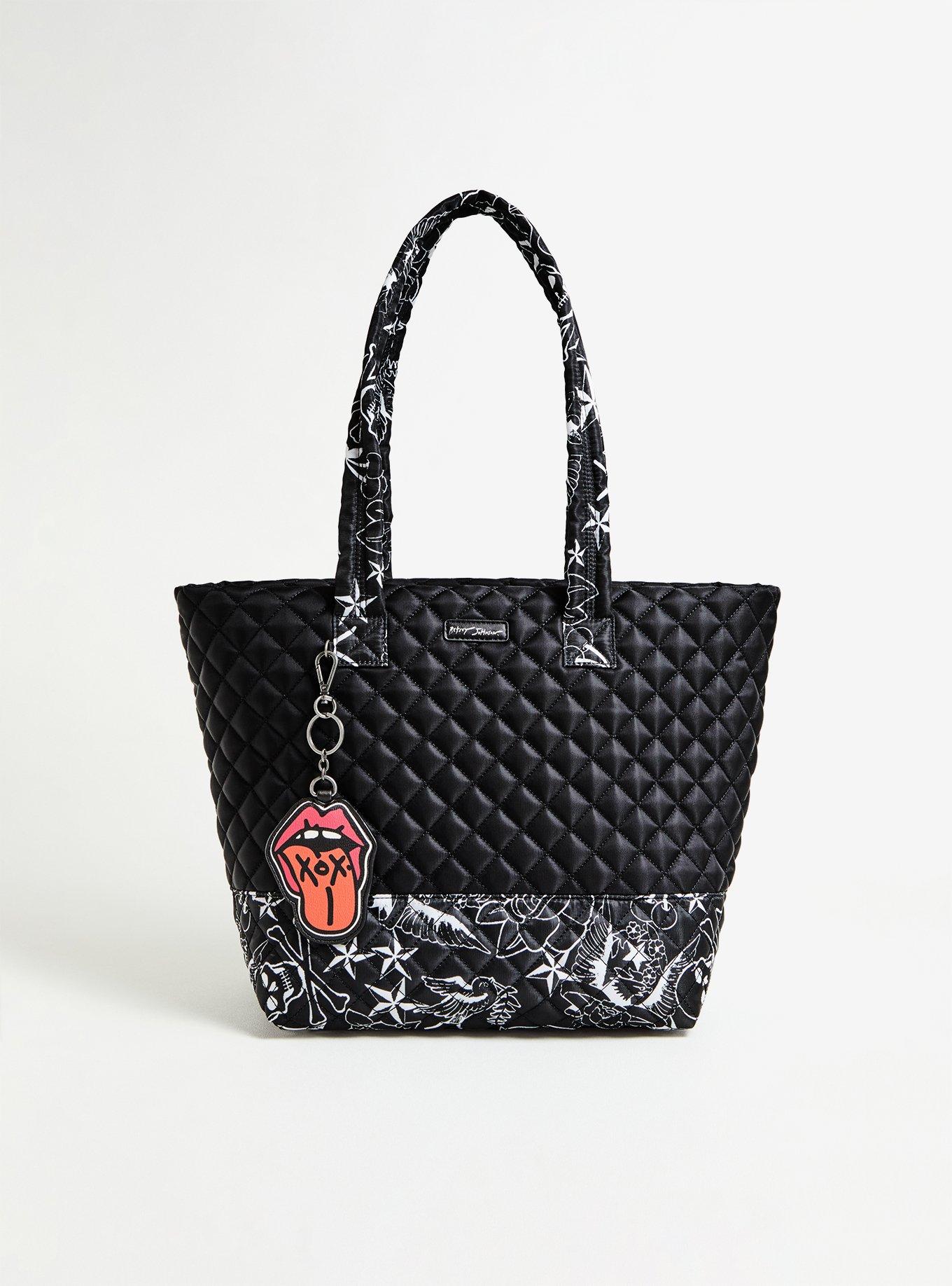 Betsey johnson black tote new arrivals