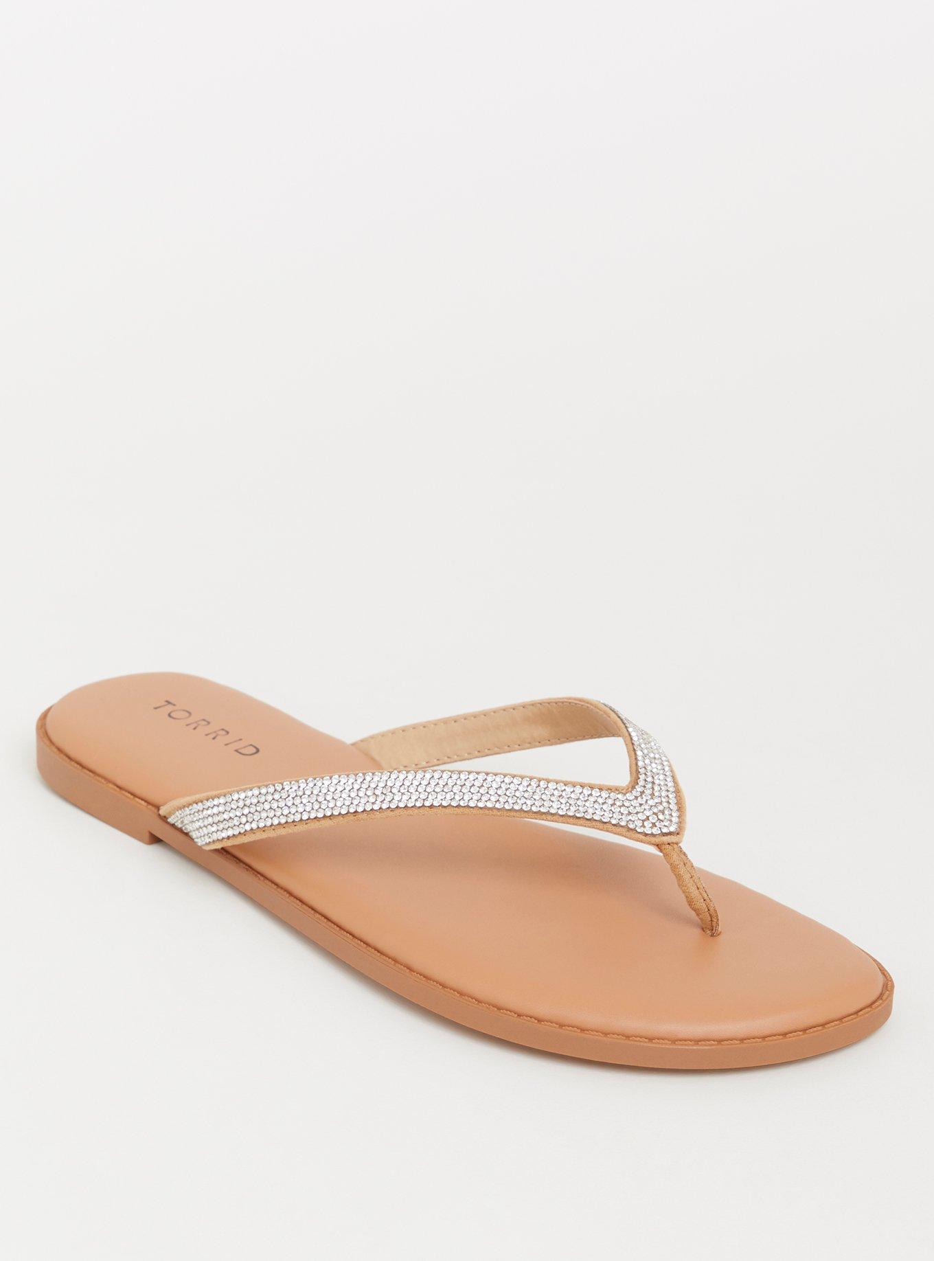 Torrid rhinestone sandals sales