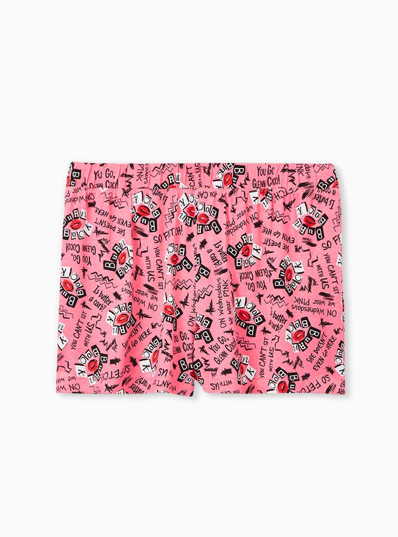 Mean Girls Women's Burn Book Icons and Movie Quotes Lounge Pajama Pants  (Small) Pink at  Women's Clothing store