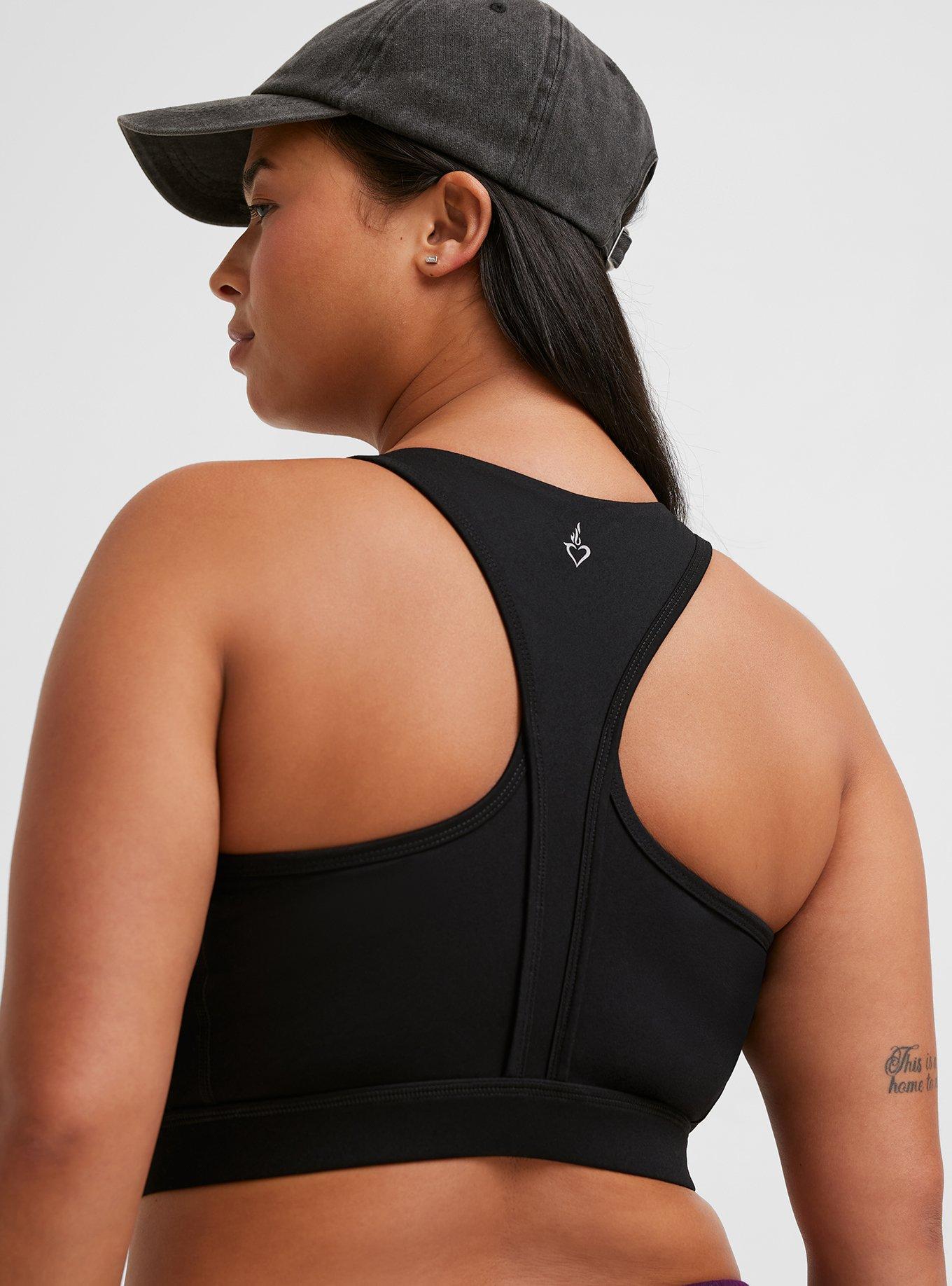 Plus Size - Low-Impact Wireless Strappy Back Active Sports Bra - Torrid