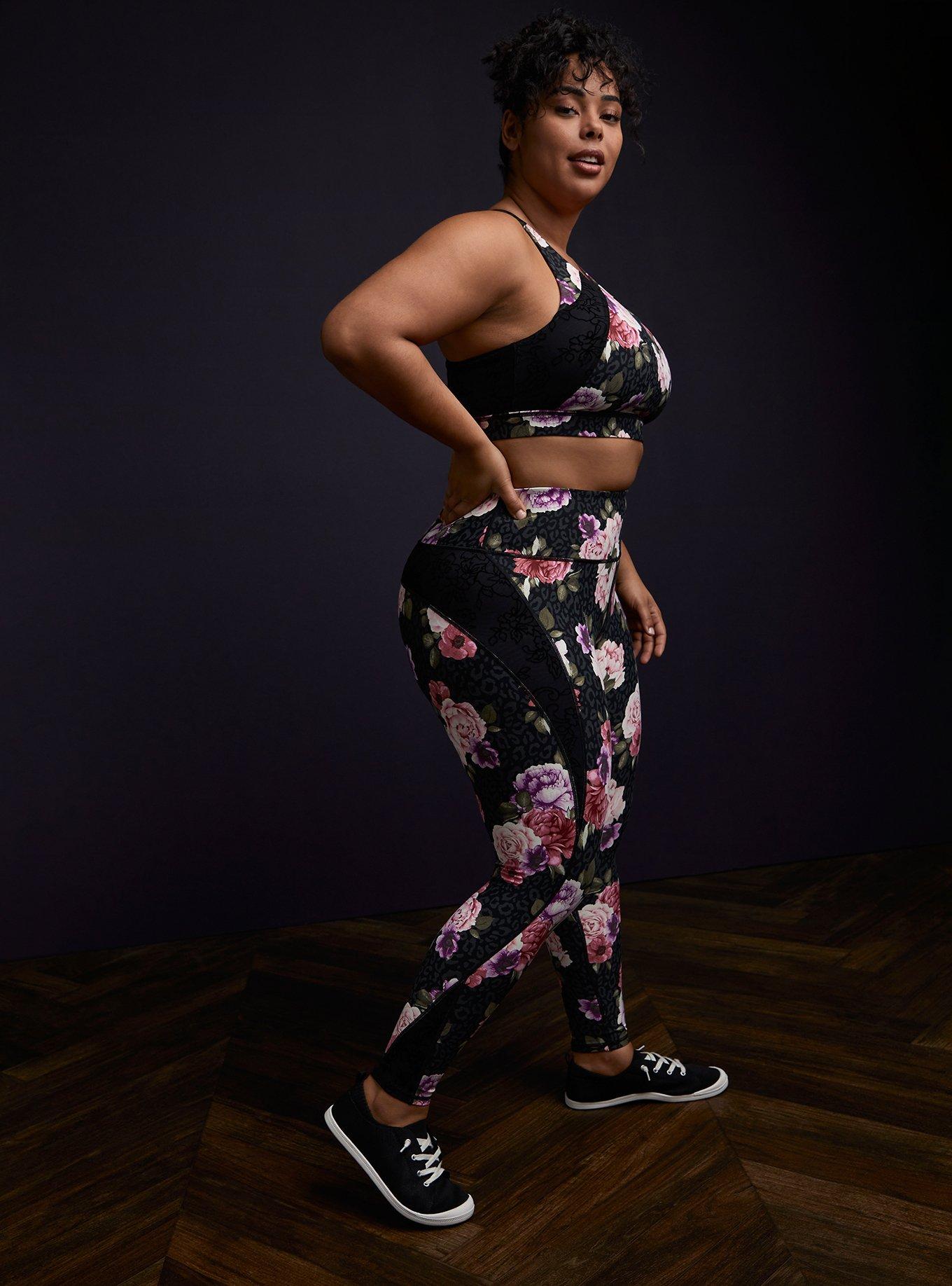 Plus Size - Performance Core Full Length Mesh Active Legging with High  Pockets - Torrid