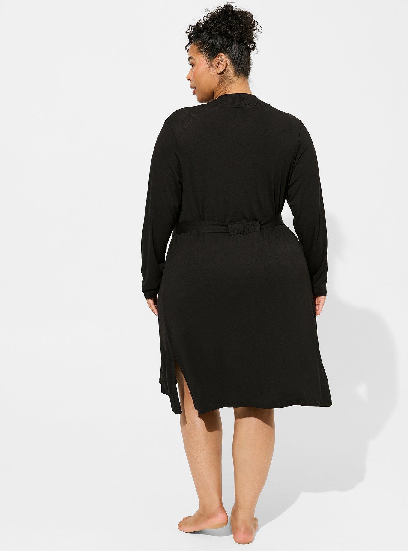 Plus Size Super Soft Plush Lounge Robe Torrid