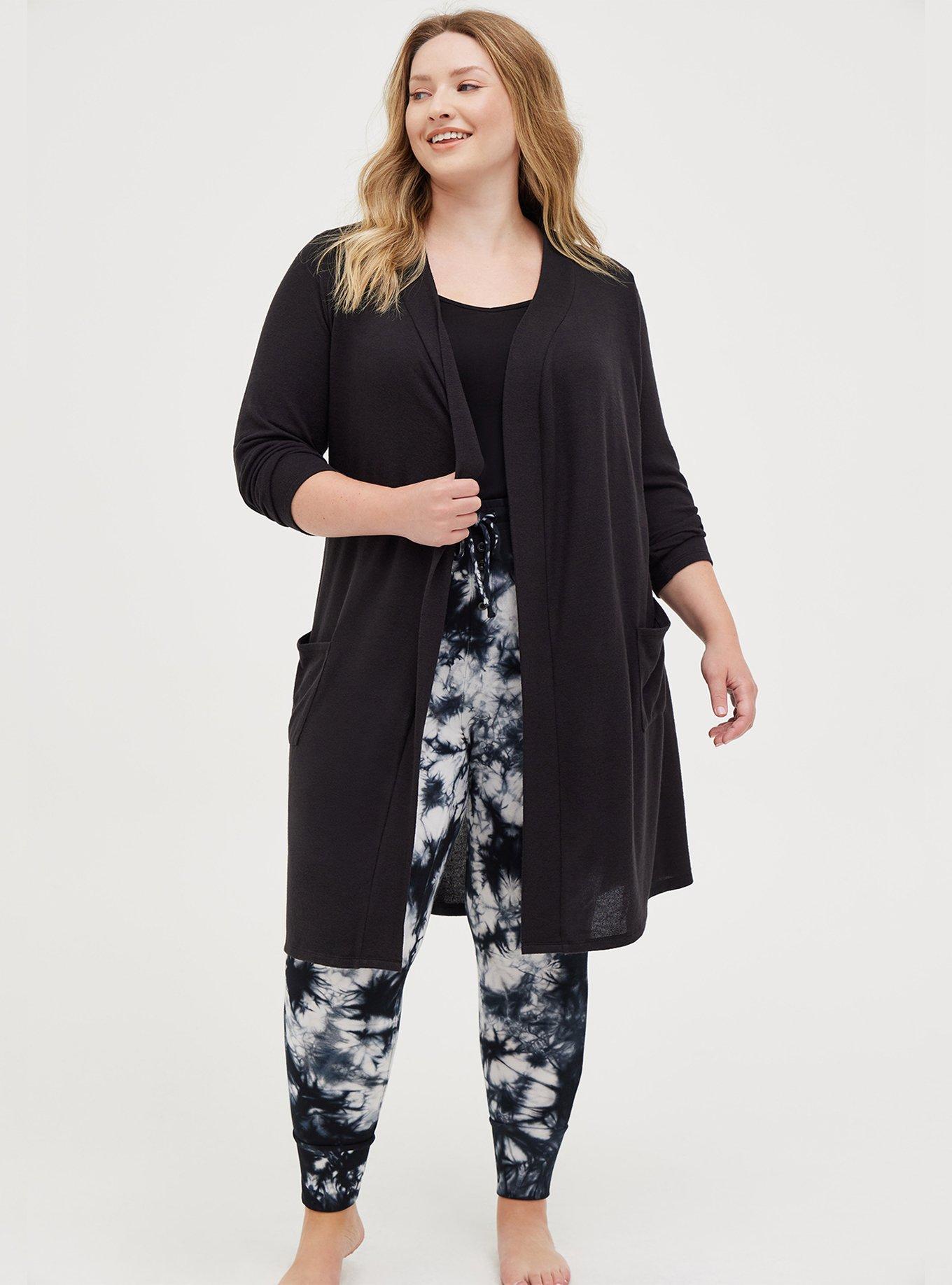 Plus Size Super Soft Plush Lounge Robe Torrid