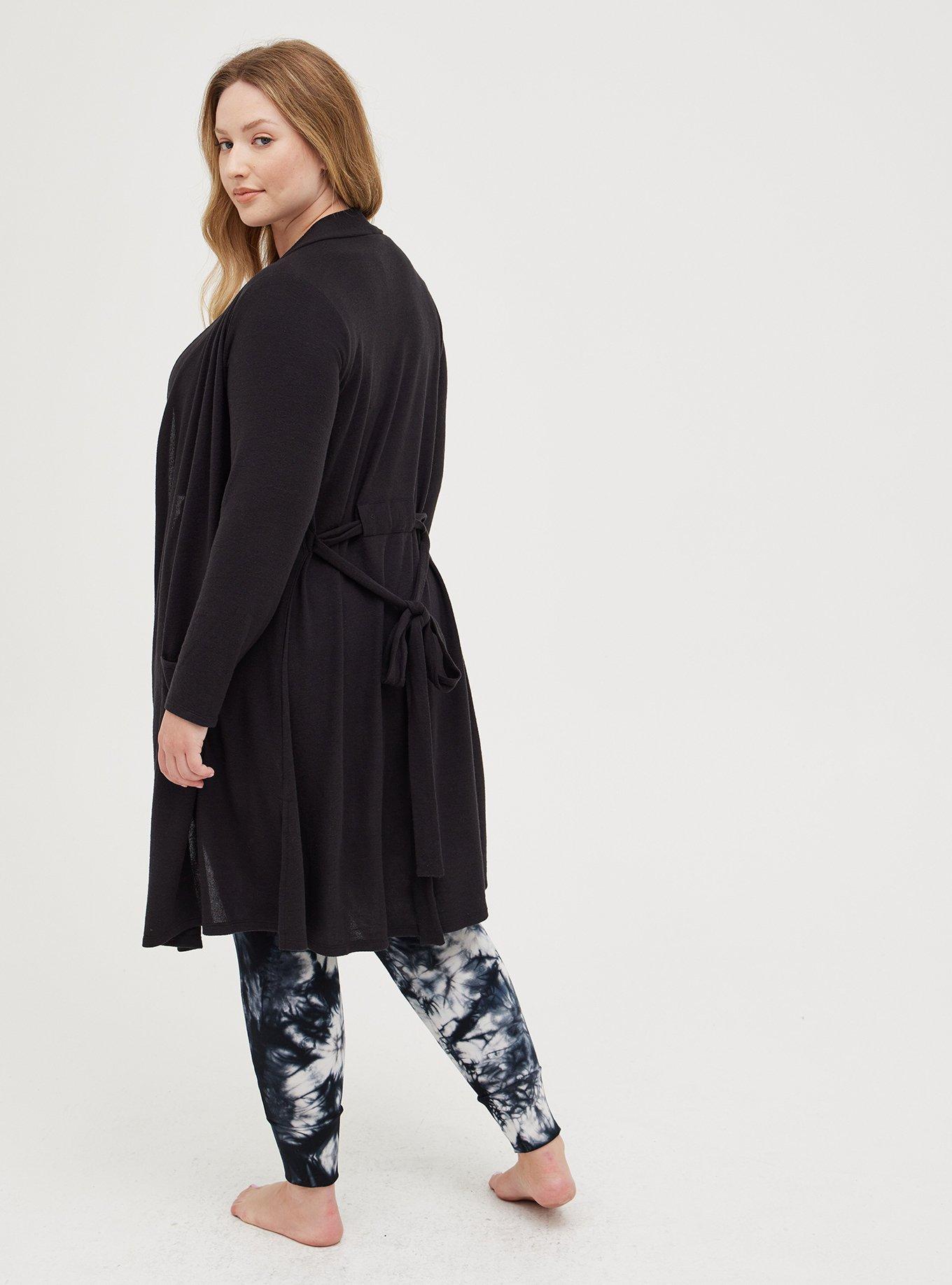Plus Size Super Soft Plush Lounge Robe Torrid