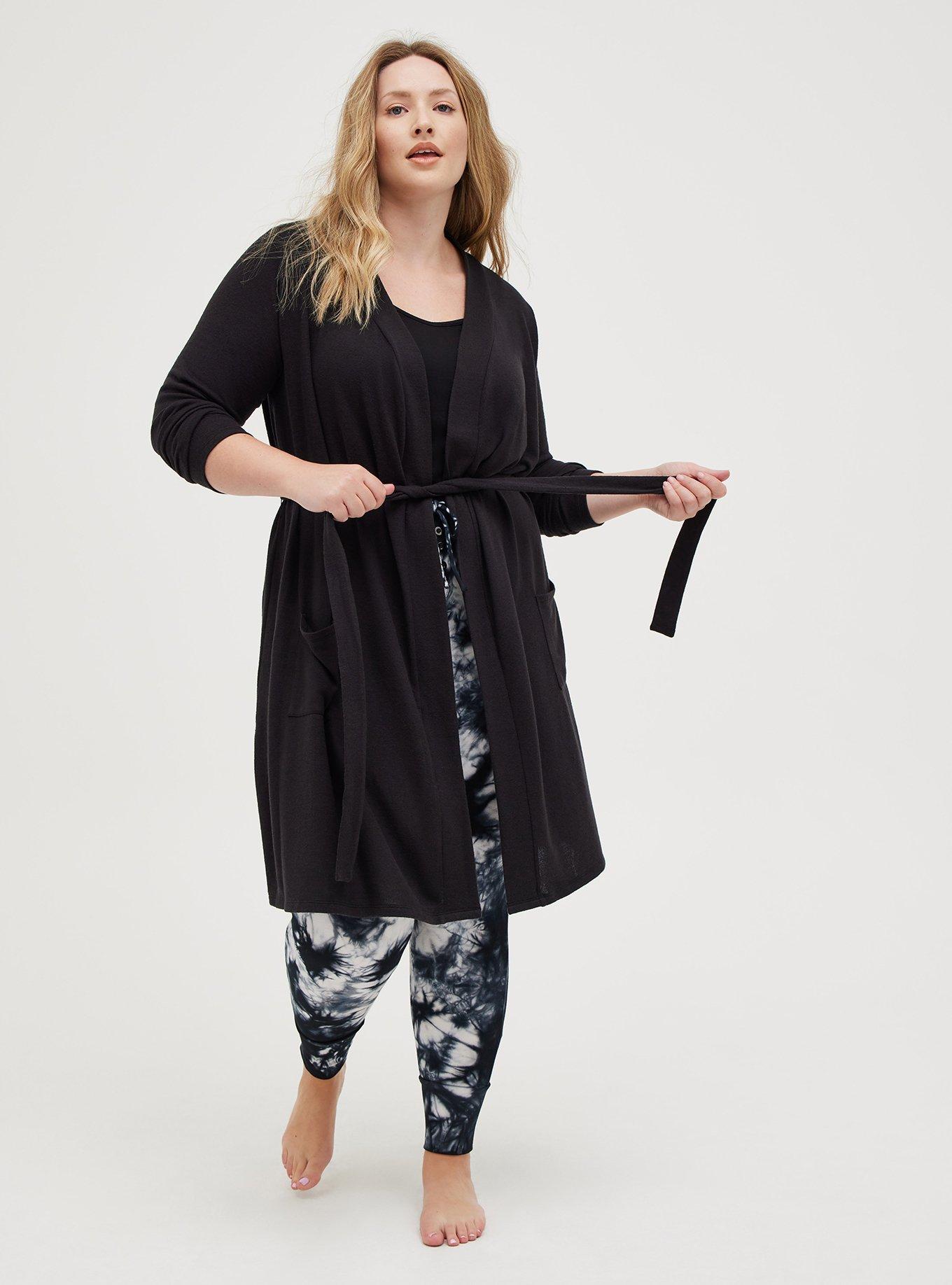 Plus Size Super Soft Plush Lounge Robe Torrid
