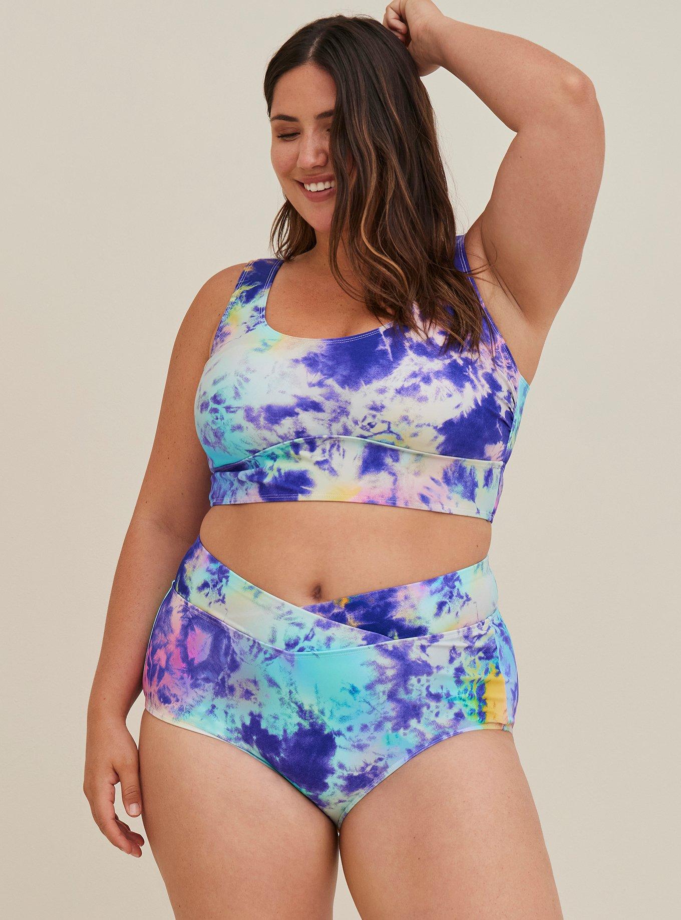 Torrid tie store dye swimsuit