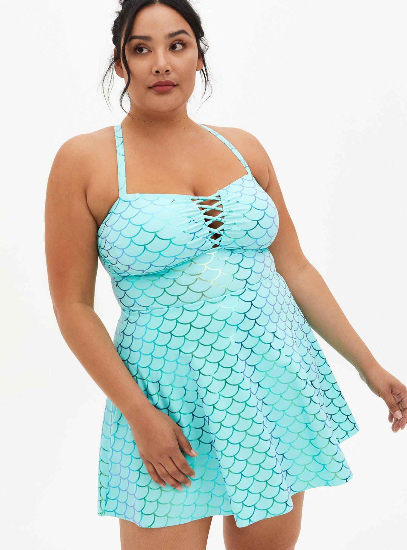 Mermaid swim dress clearance
