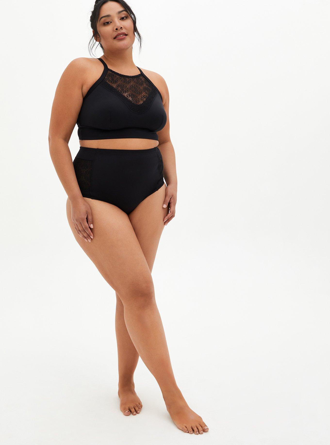 Torrid crochet cheap swim bottom