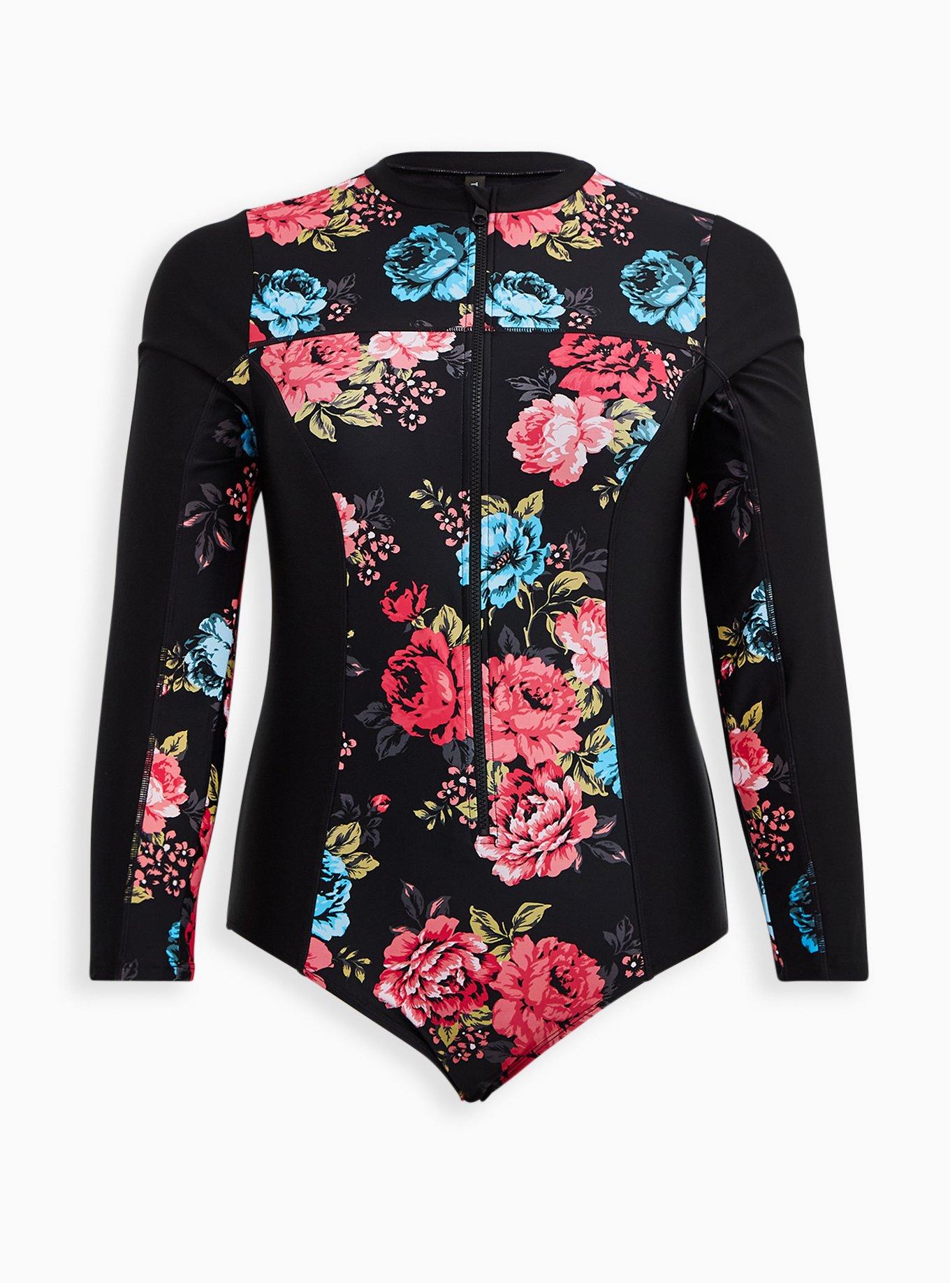 The Original Long Underwire Rash Guard - Wet Leopard