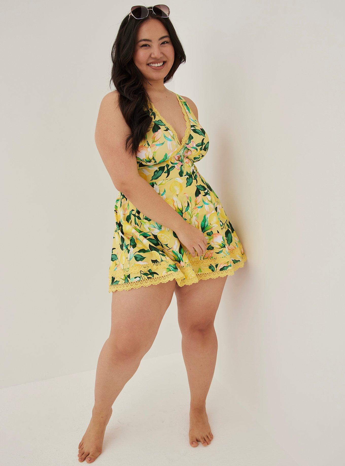 Torrid best sale lemon swimsuit