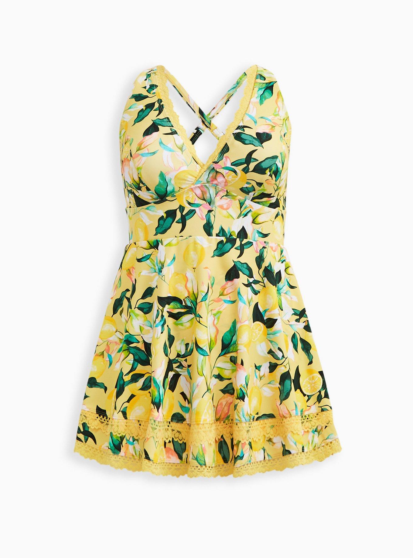 Torrid lemon clearance dress