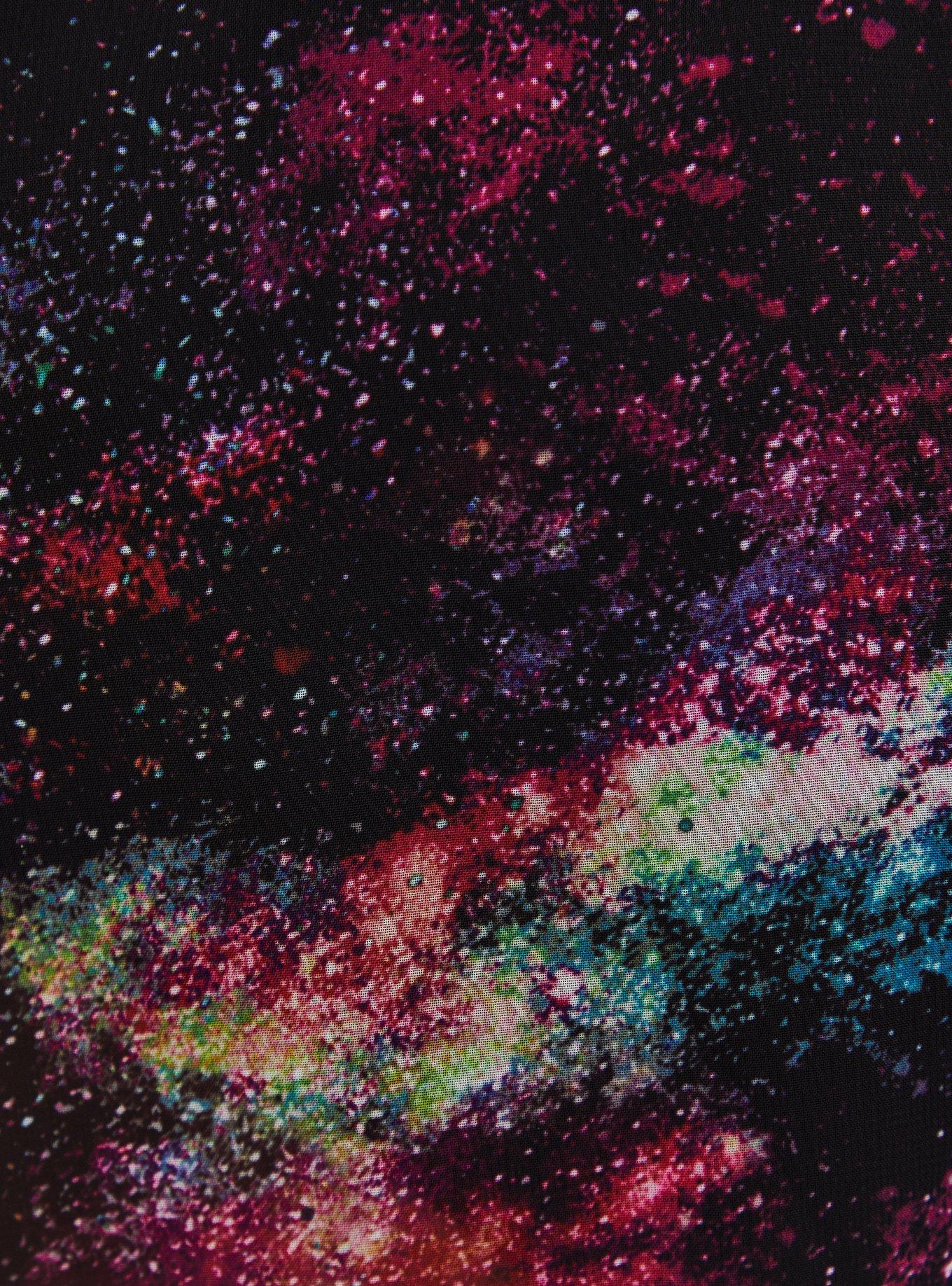 Maxi Chiffon Coverup Kimono, GALAXY, alternate