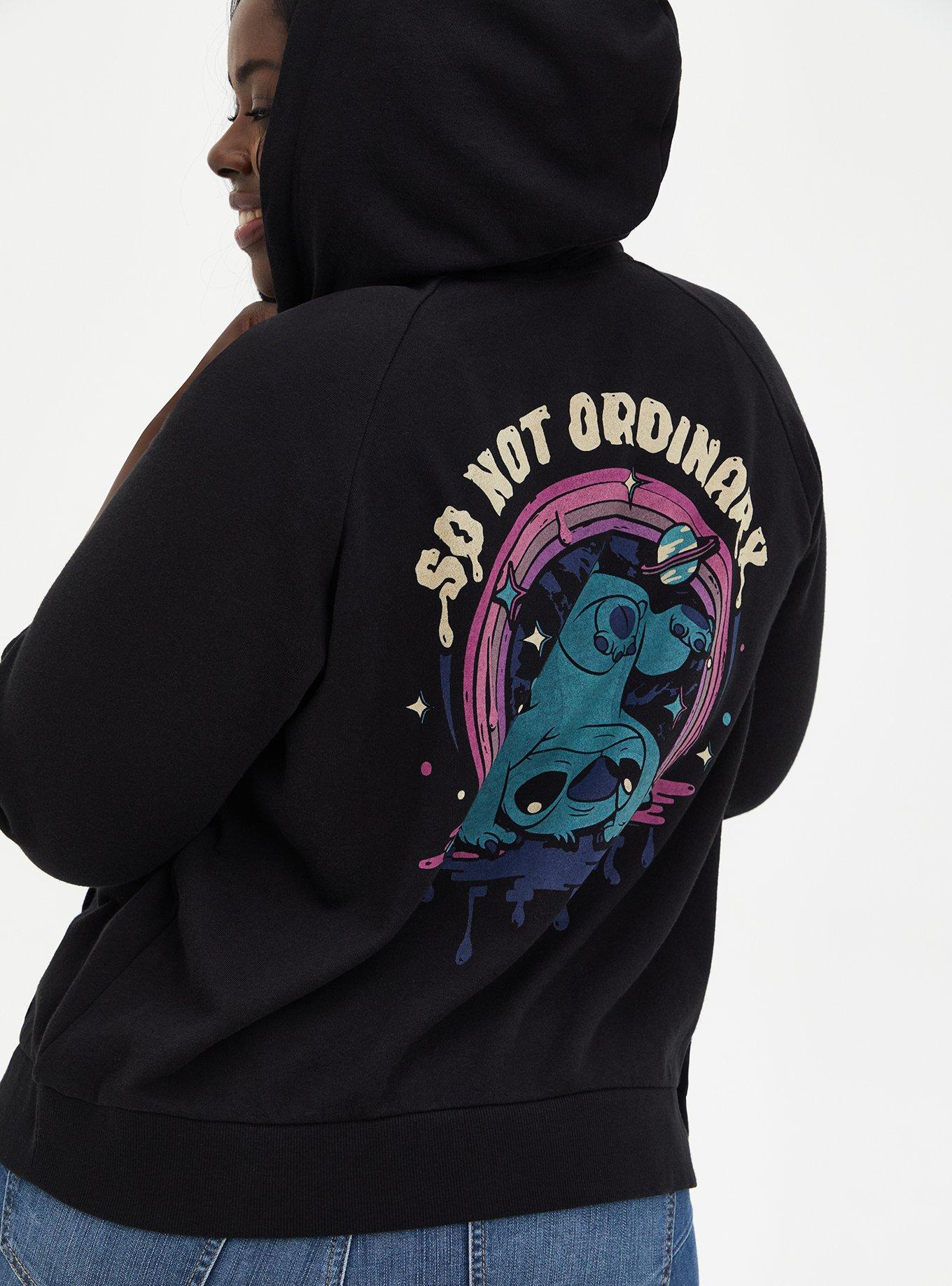 Plus size stitch hoodie sale