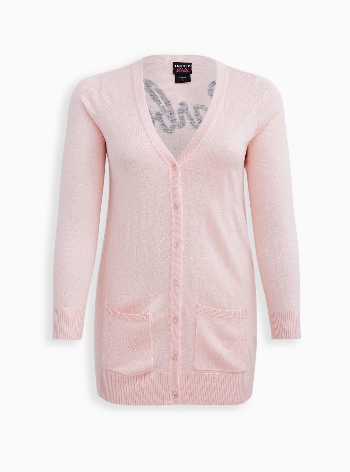 Pink hot sale boyfriend cardigan