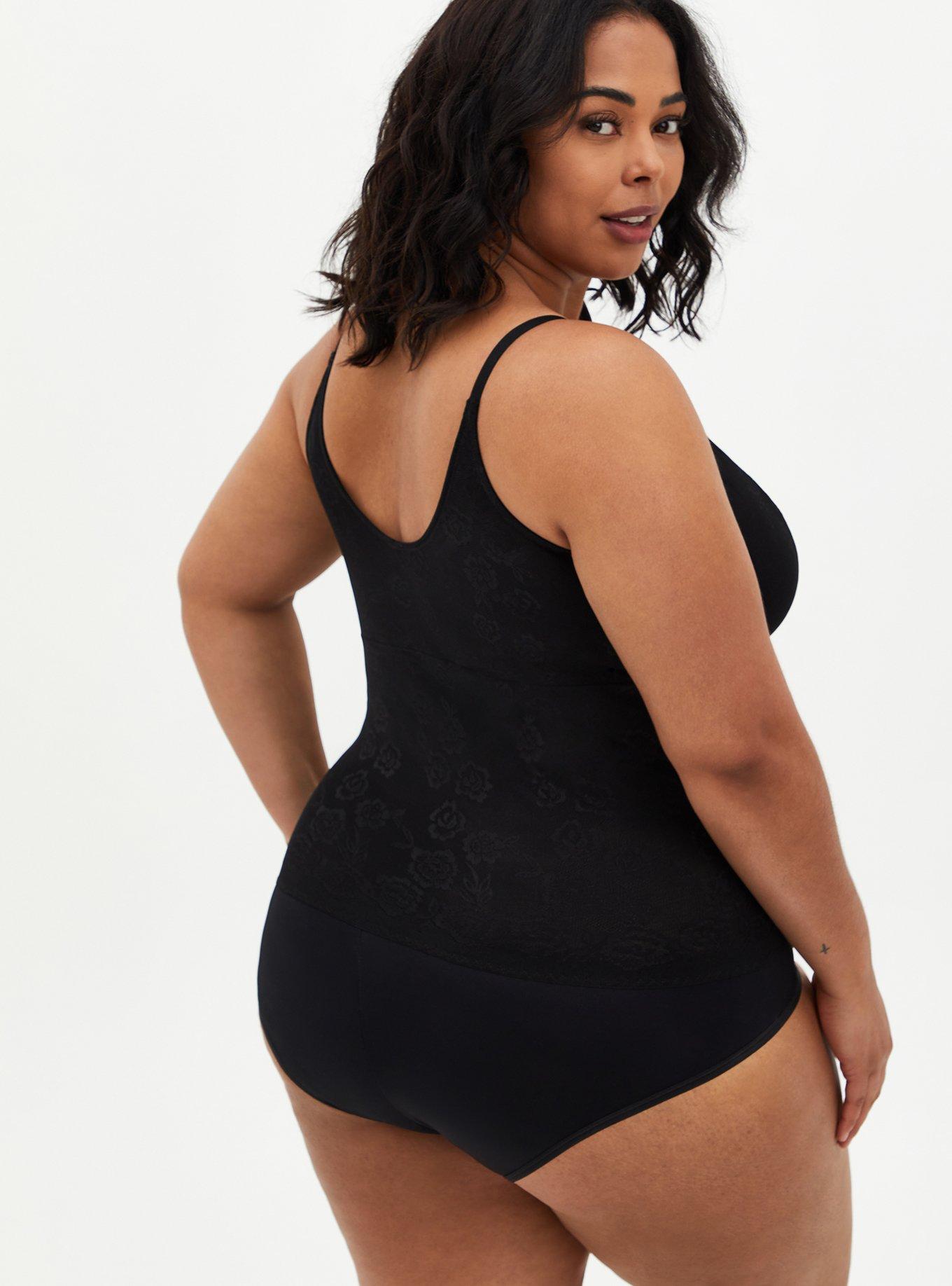 Plus Size 360&deg; Smoothing&trade; Lace Bodysuit, , alternate