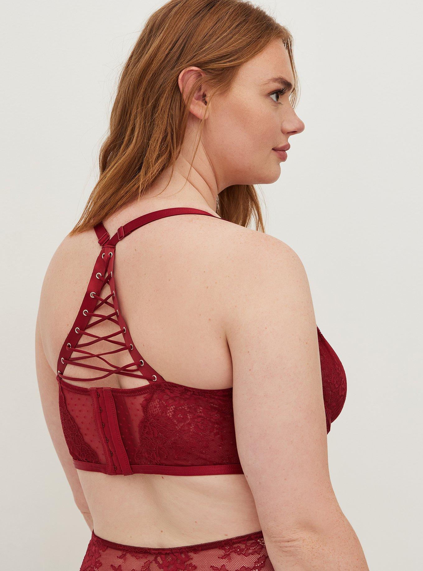 TORRID Studs And Lace Bralette
