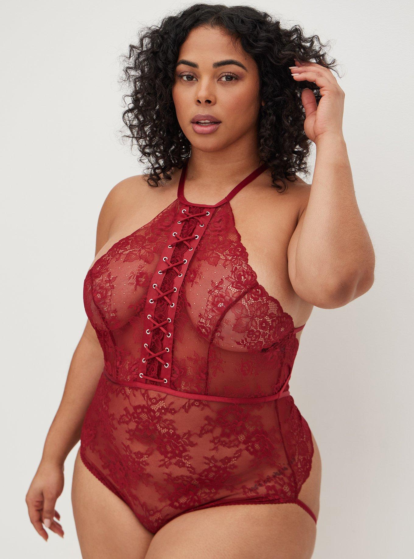 Plus Size Lace Bodysuit With Open Net Bra Panty Sets And Crotchless Design  Perfect For Erotic Lingerie And Costumes Q231122 From Flippedd, $1.1