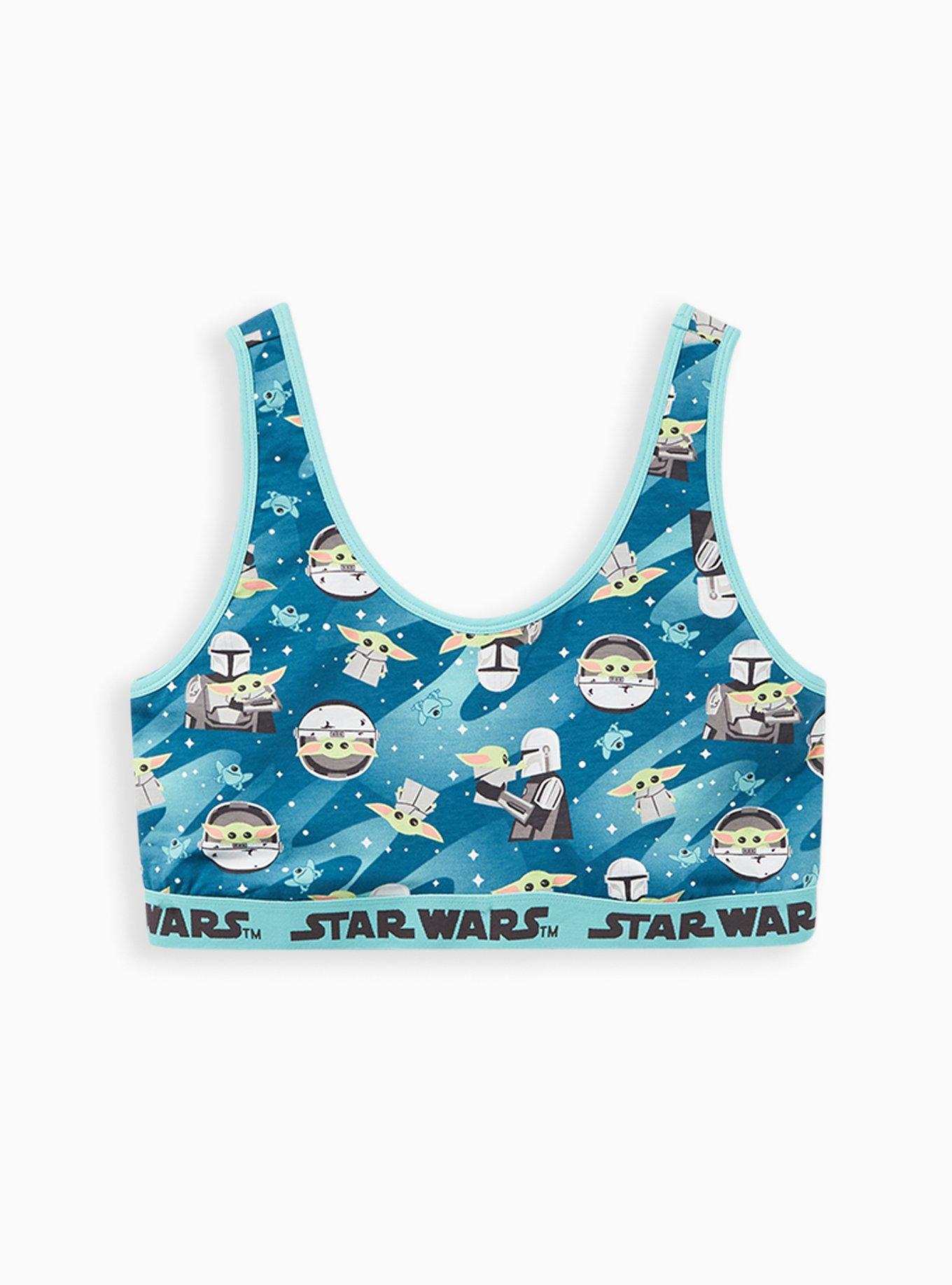 Plus Size Star Wars The Mandalorian The Child Scoop Neck Cotton Bralette , NONEC, hi-res