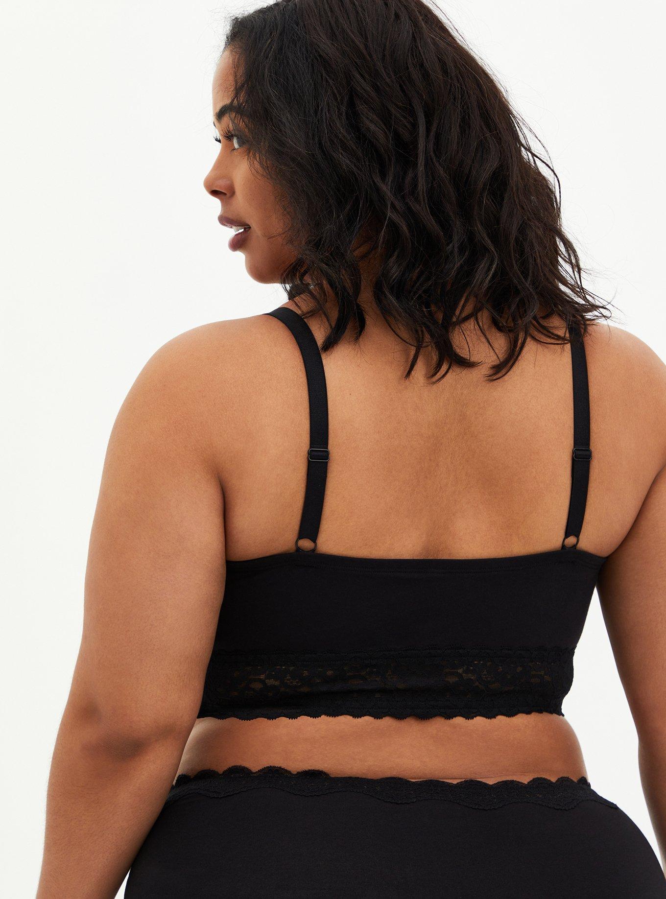 Plus Size - Lightly Lined Cotton Bralette - Torrid