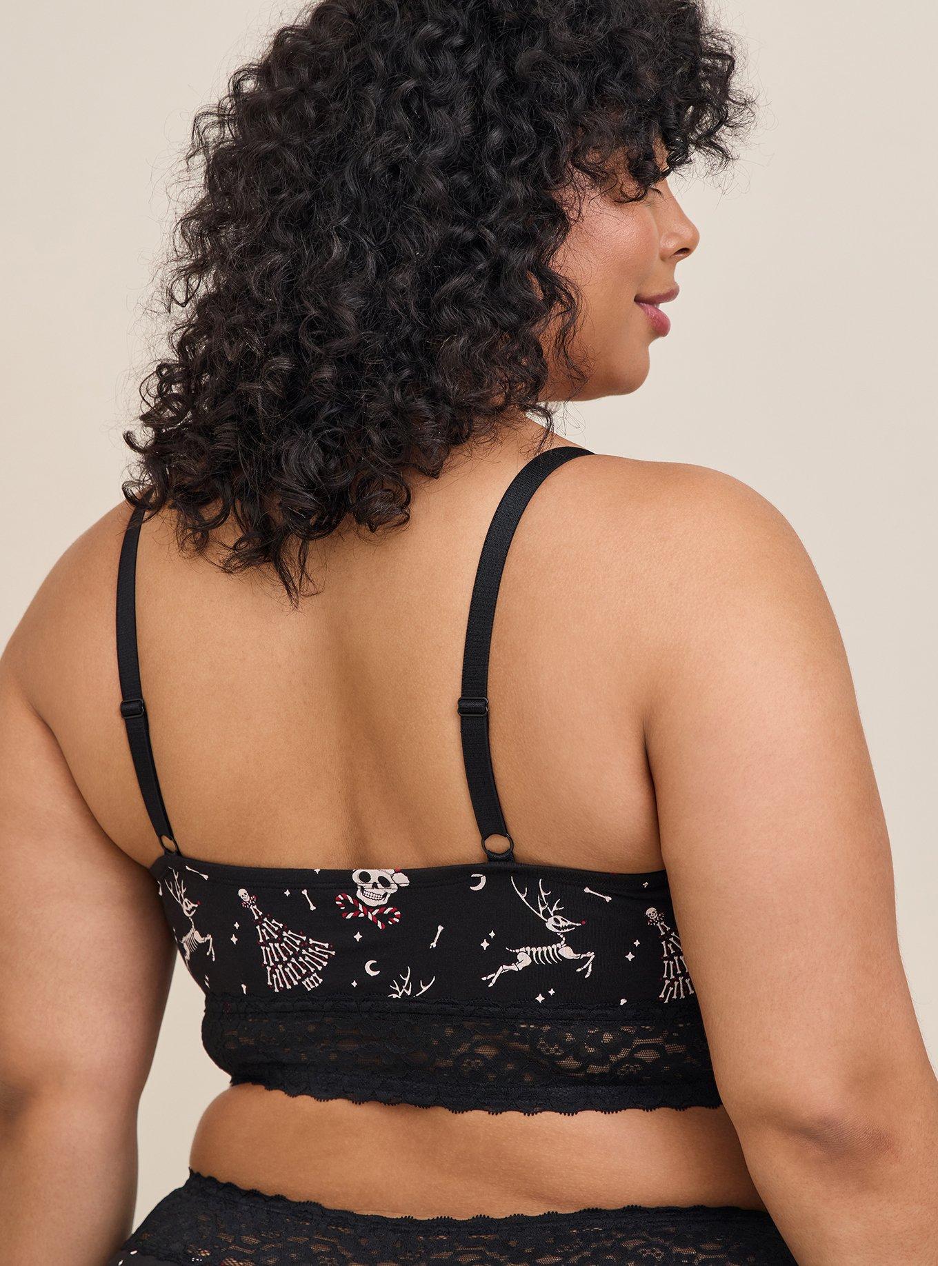 Plus Size - Lightly Lined Cotton Bralette - Torrid