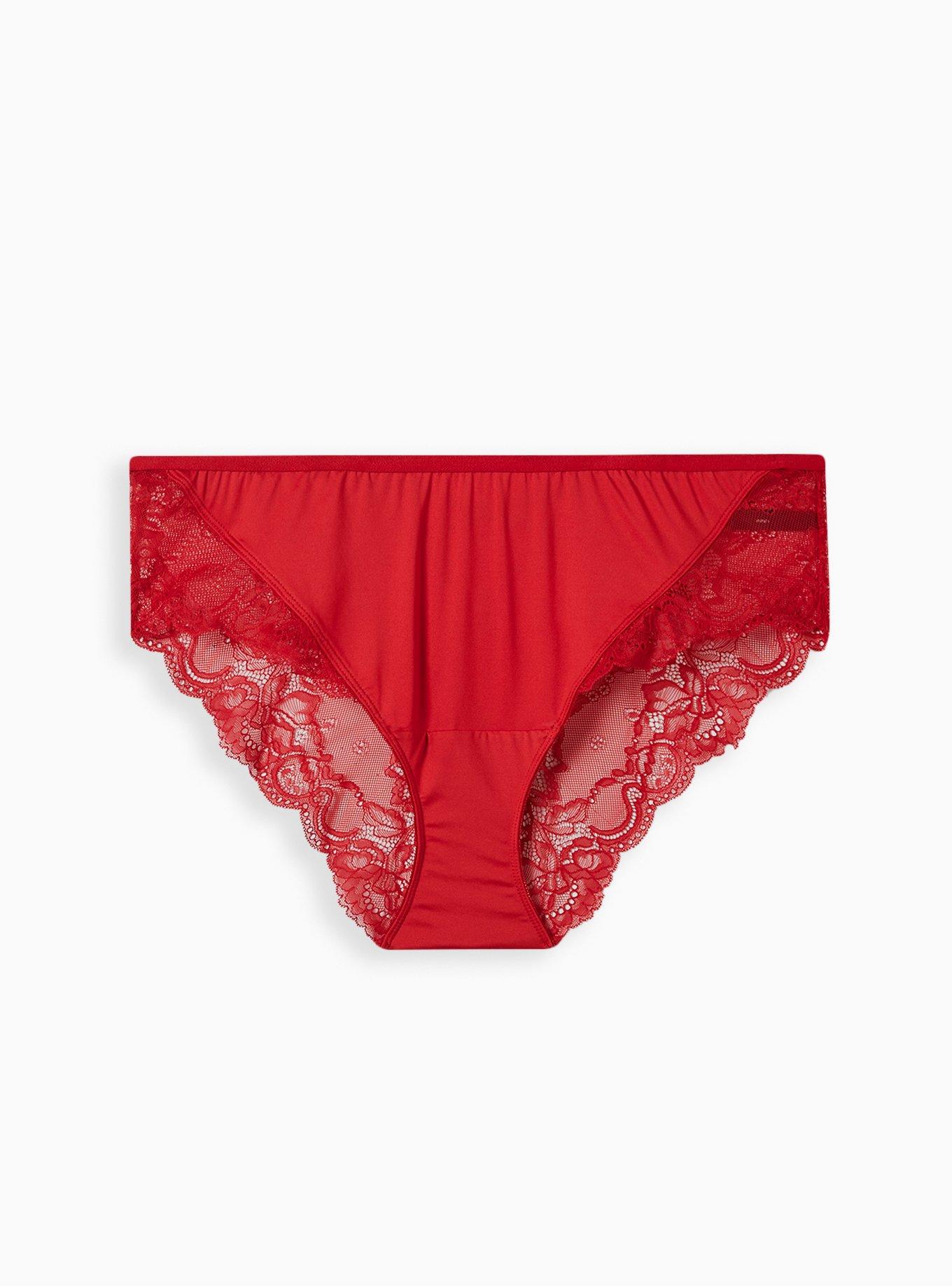 TORRID Microfiber Hipster Panty With Lace Cage Back