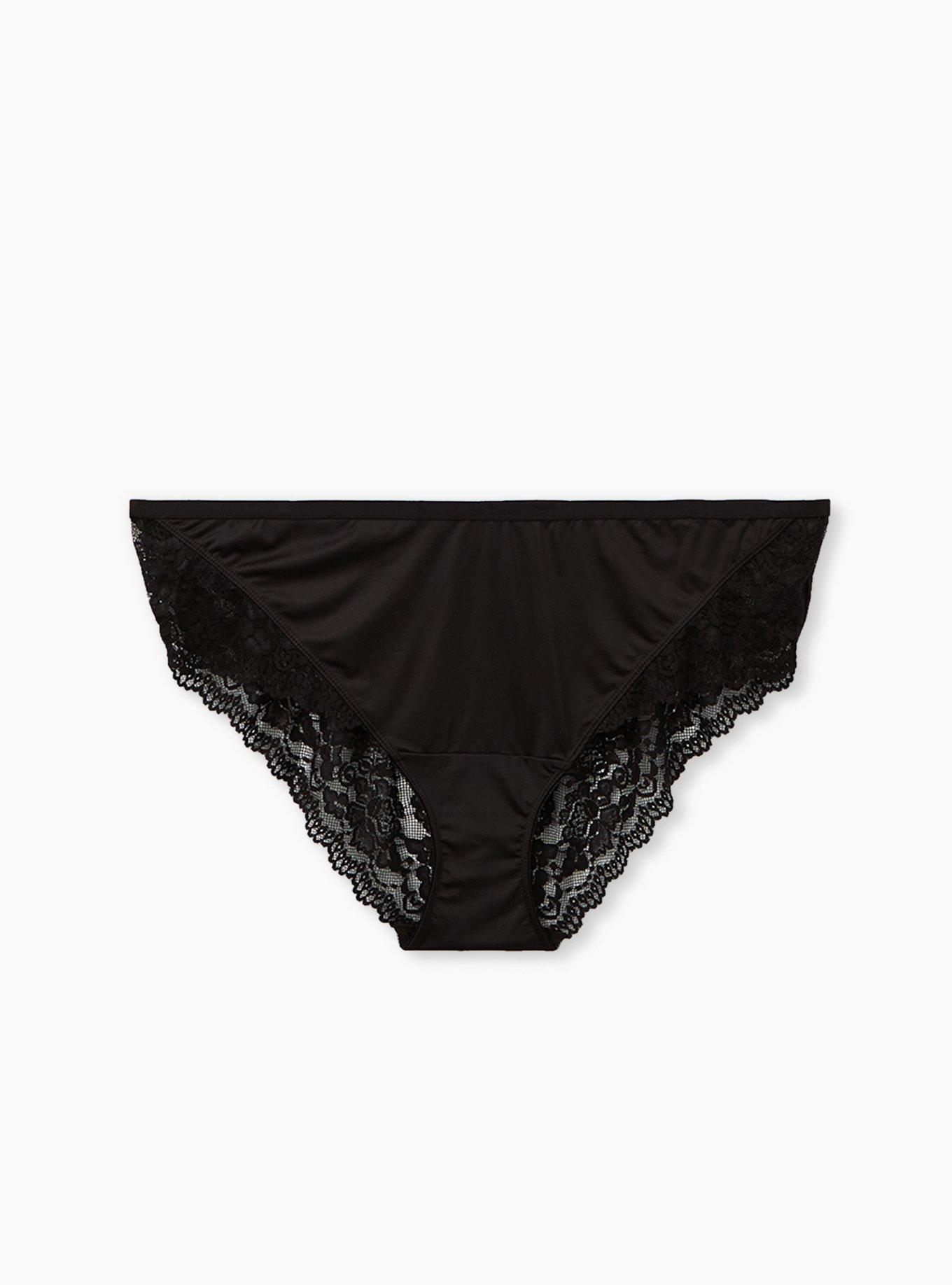 Plus Size - Lace Hipster Panty With Strappy Cage Back - Torrid