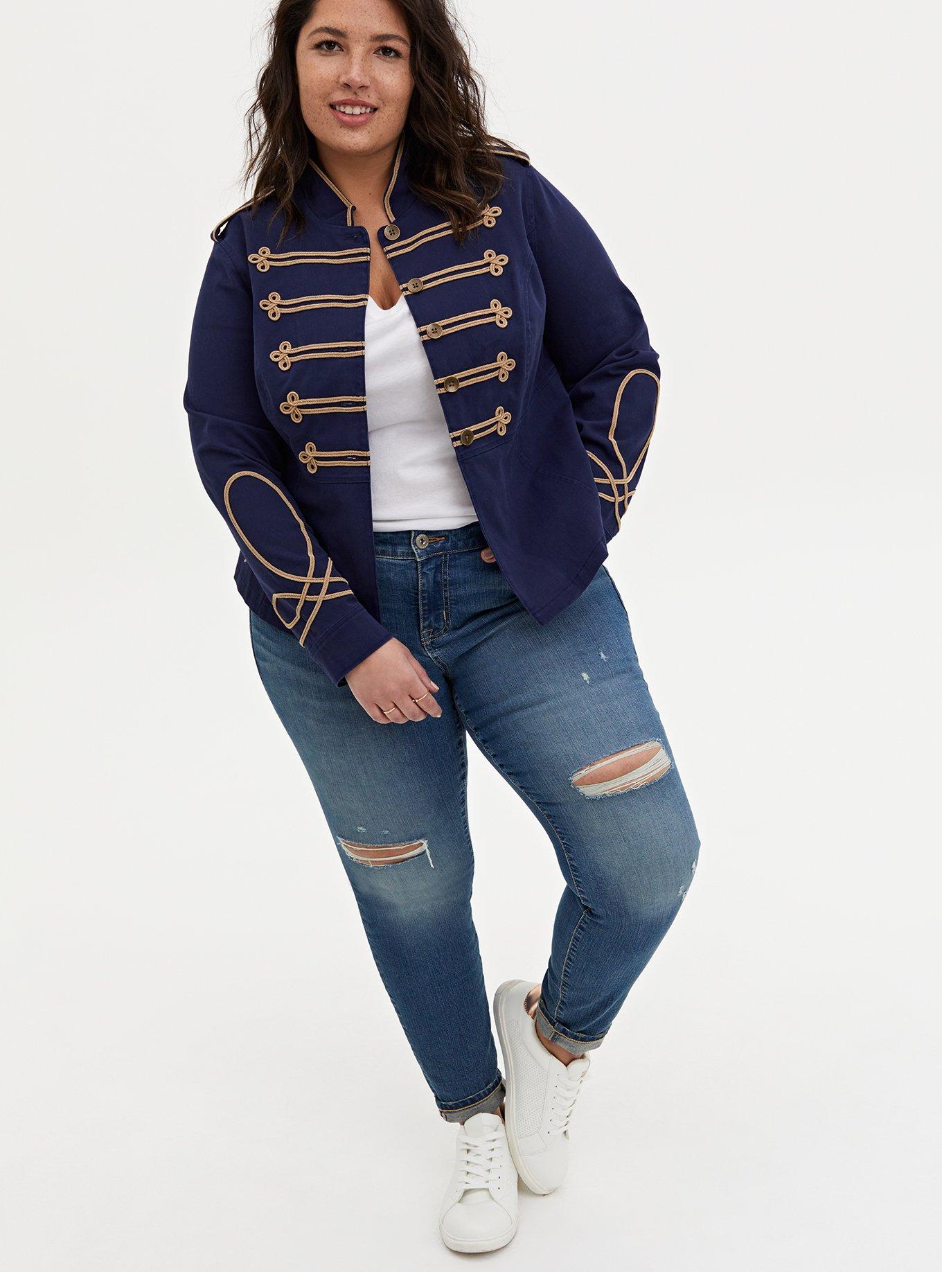 Torrid military outlet coat