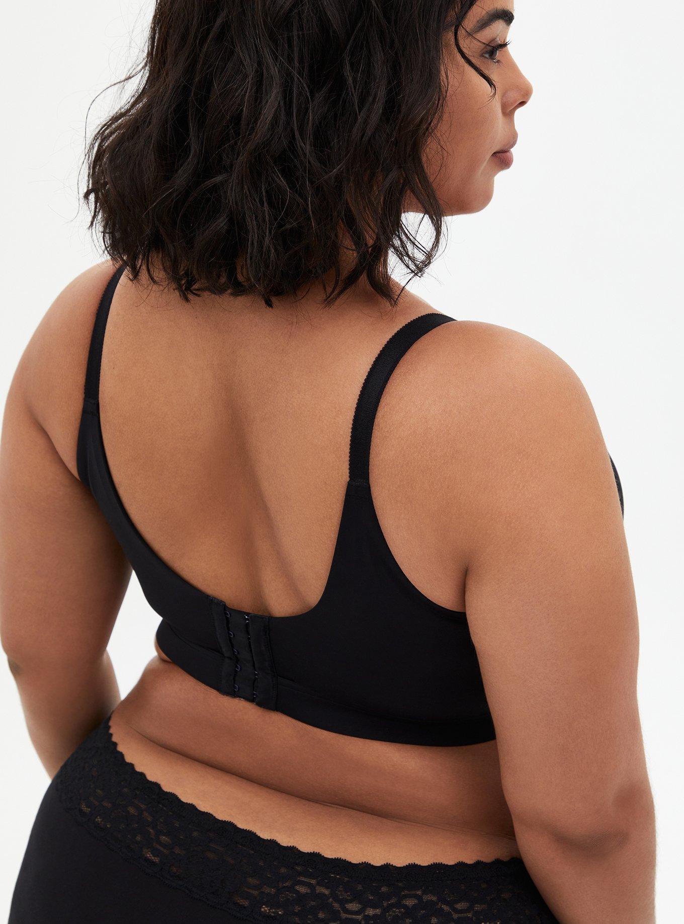 Plus Size Dream Wire-Free Bra, RICH BLACK, alternate