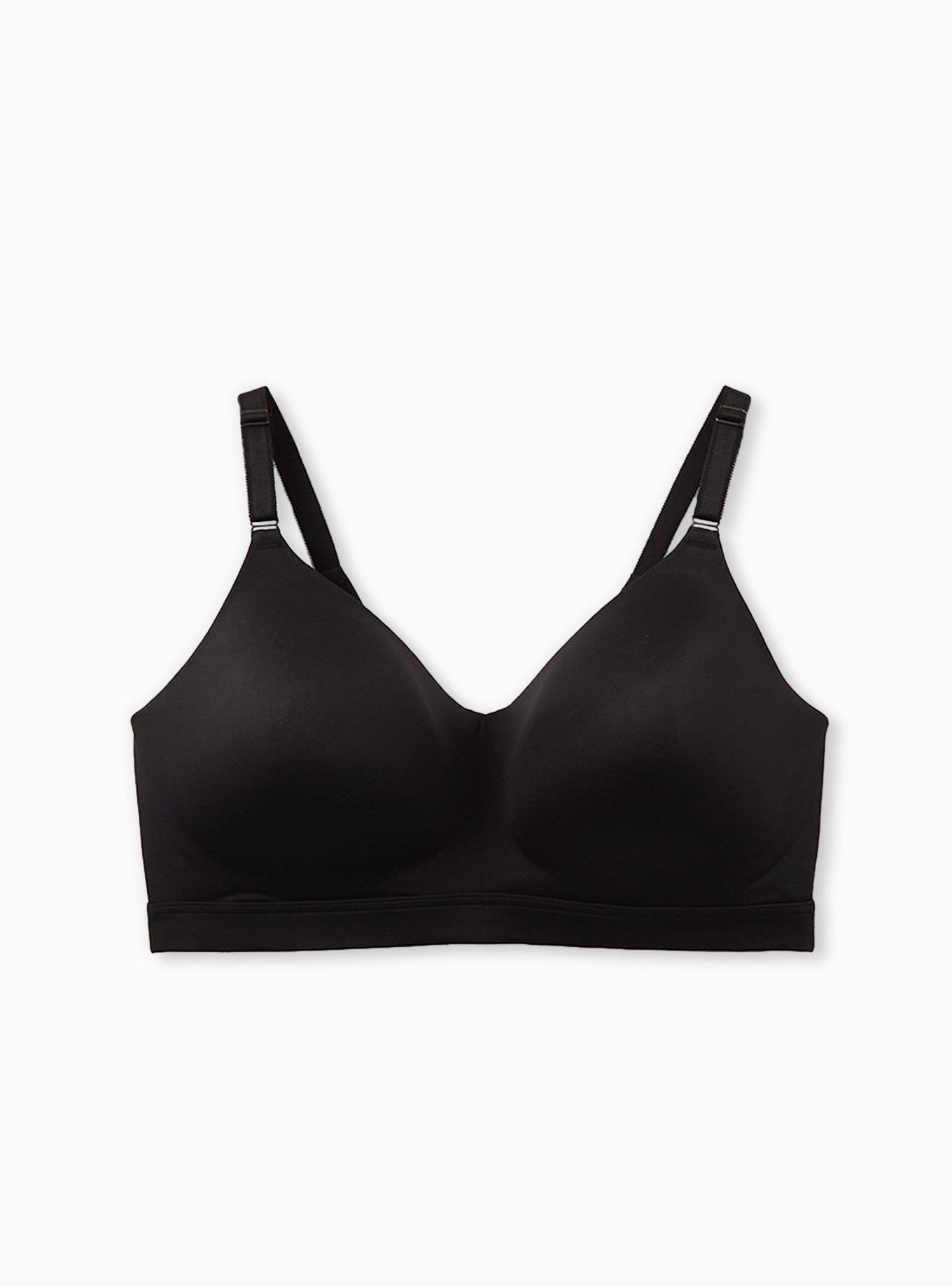 Plus Size Dream Wire-Free Bra, RICH BLACK, hi-res