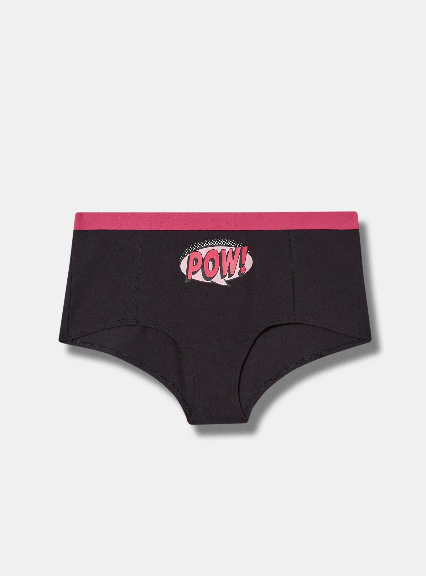 Plus Size - Powerpuff Girls Mid Rise Cotton Boyshort Panty - Torrid