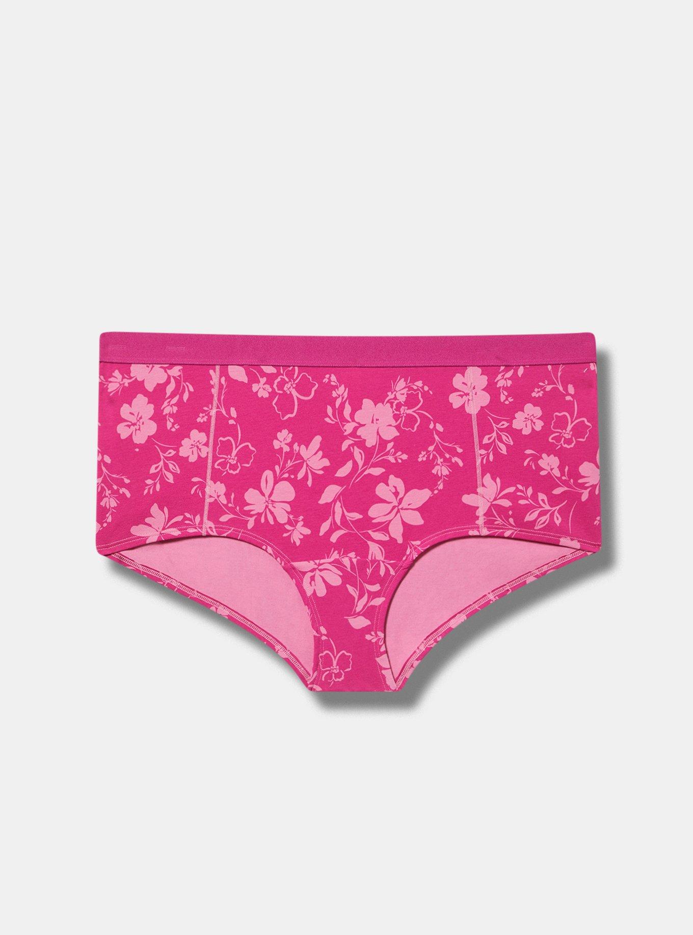 Mid-Rise Cotton Boyshort Panty