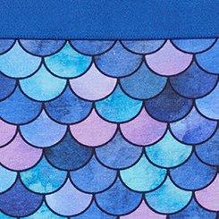 Cotton Mid-Rise Boyshort Panty, MERMAID SCALES MULTI, swatch