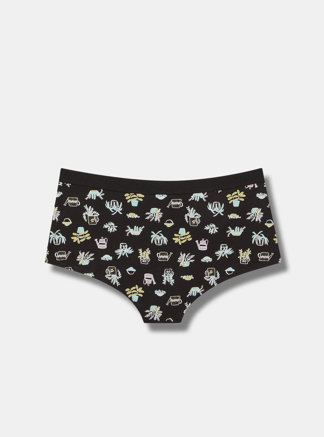 Cotton Mid-Rise Boyshort Panty