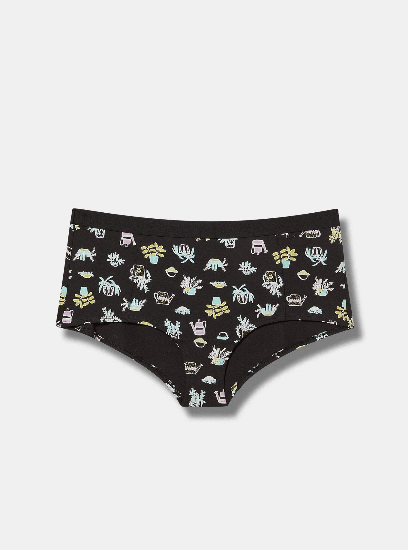 Cotton Mid-Rise Boyshort Panty