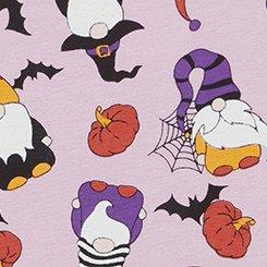 Cotton Mid-Rise Boyshort Panty, HAUNTED GNOMES MAUVE MIST, swatch