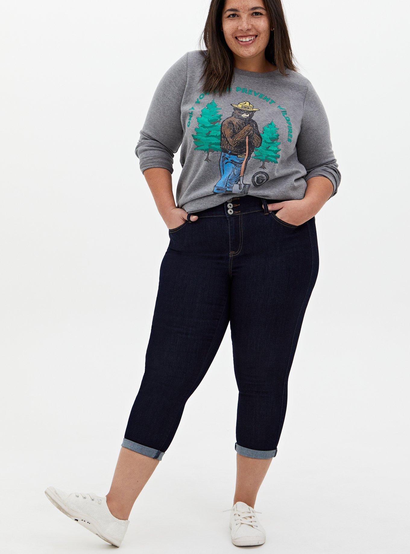 Plus Size - Crop Jegging Skinny Super Soft High-Rise Jean - Torrid