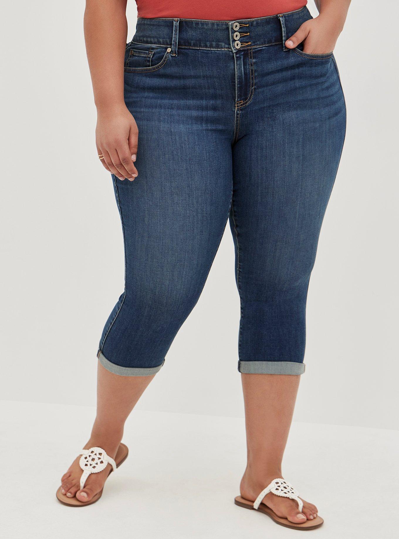 Super Crop Soft Skinny Jegging Size - - Torrid High-Rise Plus Jean