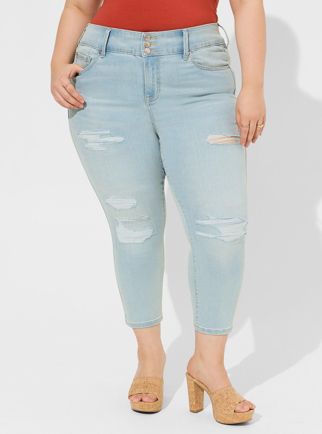 Plus Size - Crop Jegging Skinny Super Soft High-Rise Jean - Torrid