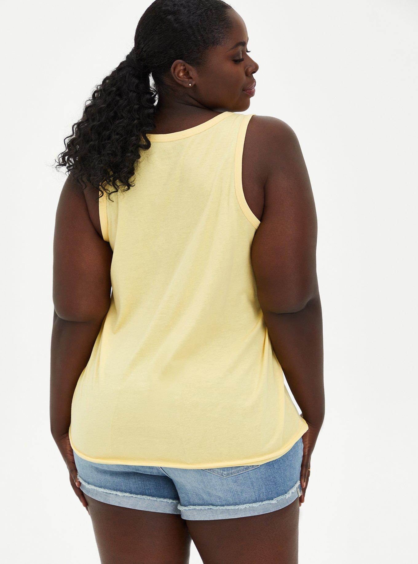 Classic Fit Tank Top - Yellow