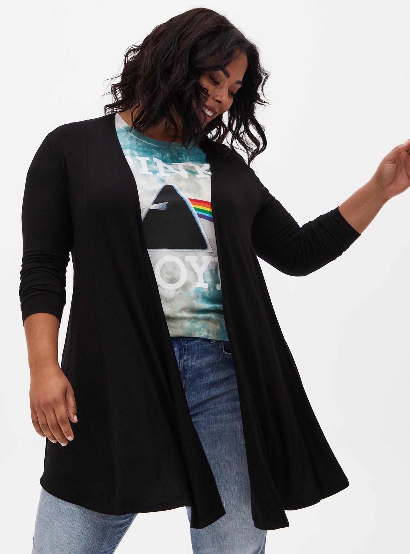 Plus Size - Super Soft Cardigan Fit N Flare - Torrid