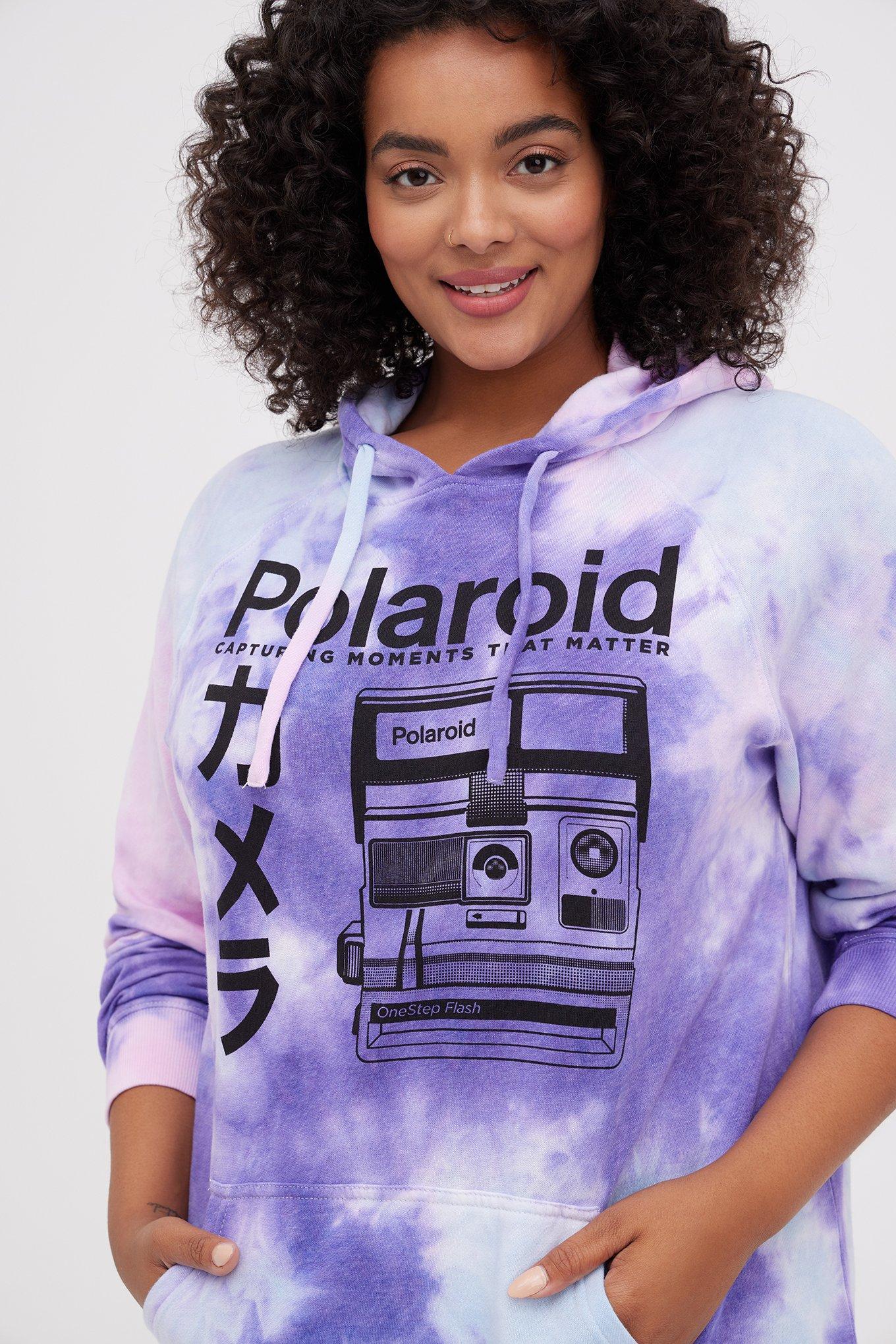 MARKET Tie-dyed printed cotton-blend fleece hoodie