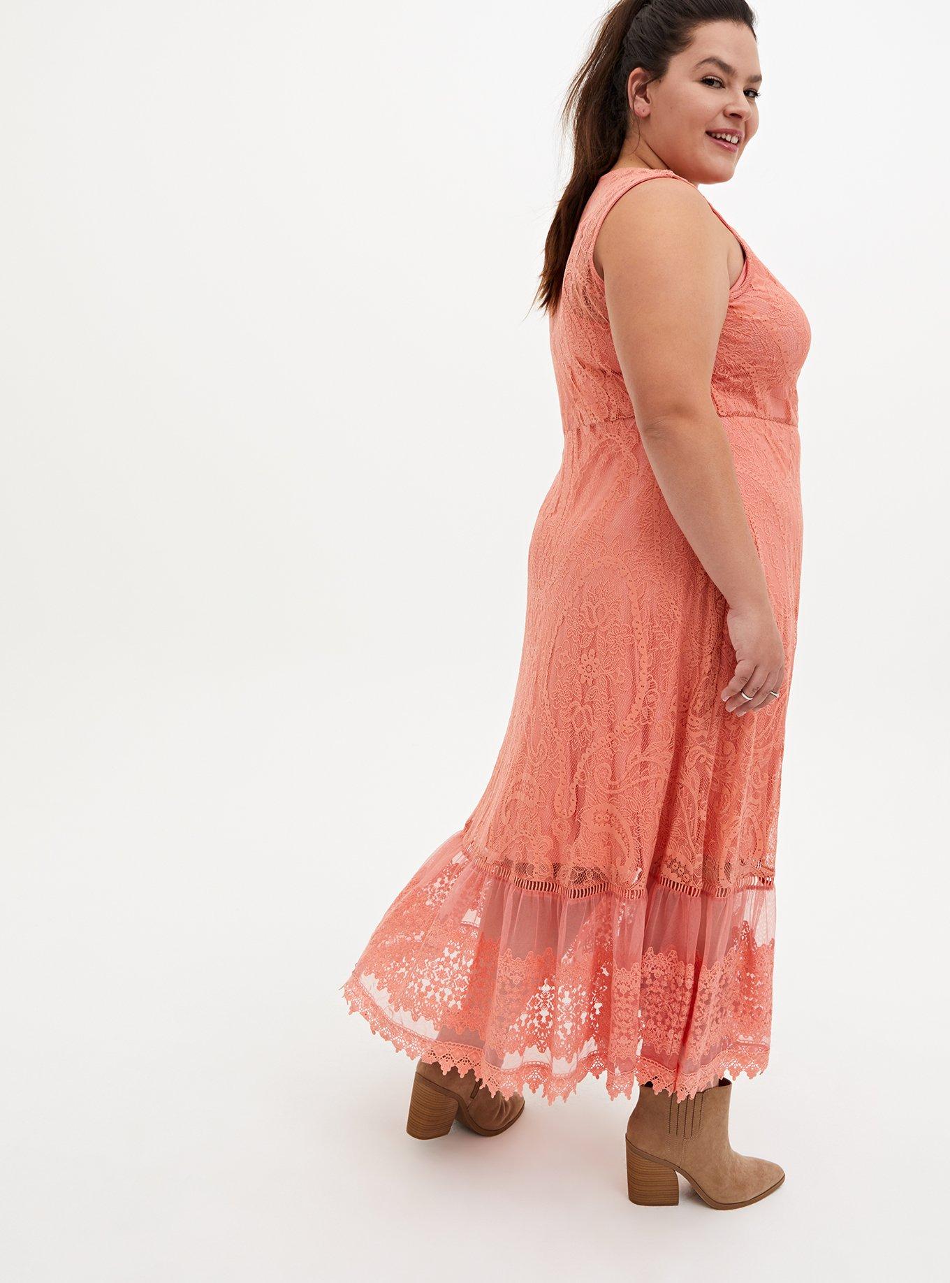 Torrid 2025 coral dress