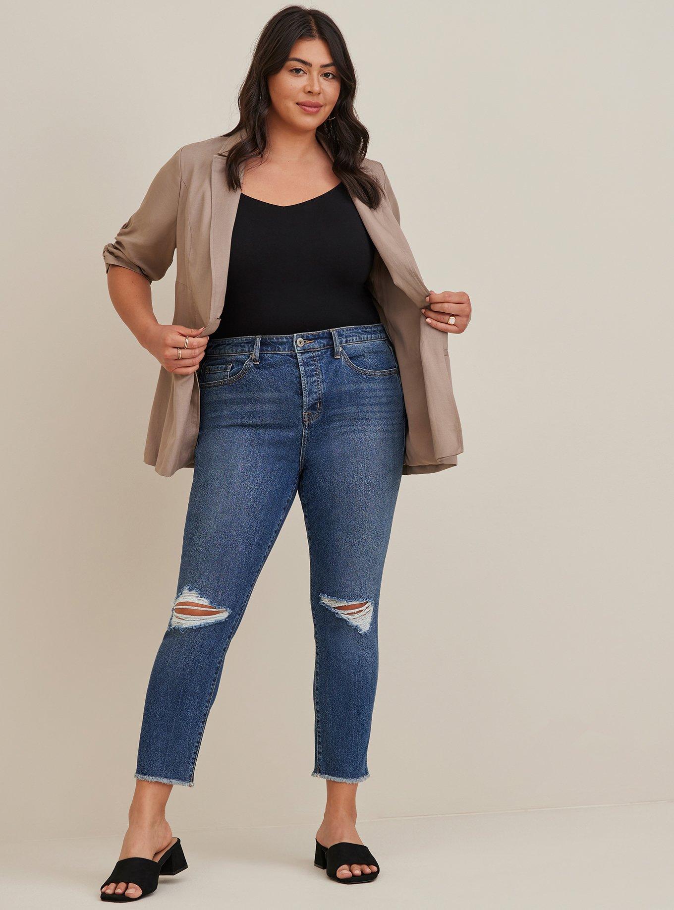 Foxy Wide Strap Tank, DEEP BLACK, alternate