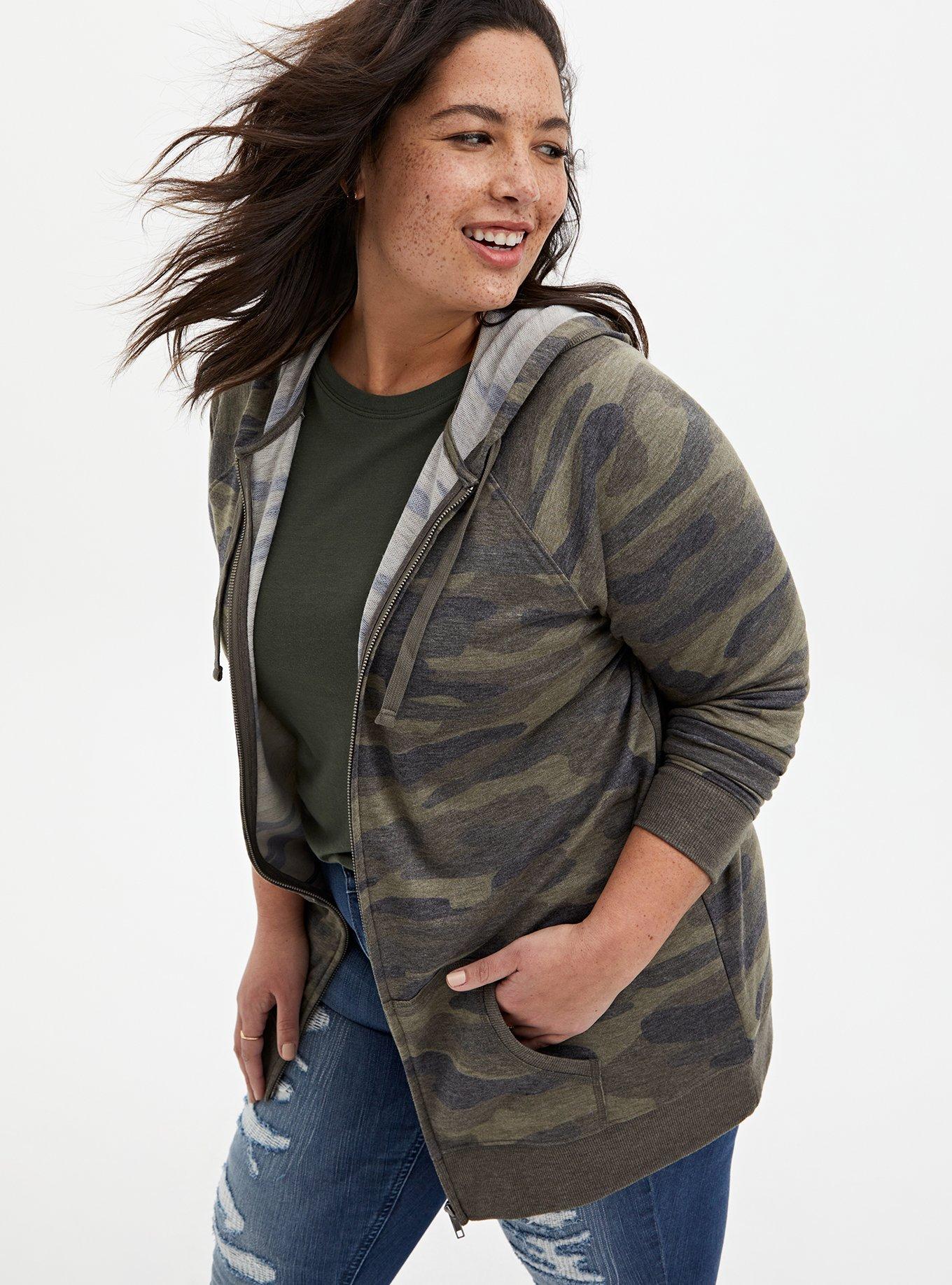 Torrid hotsell camo jacket