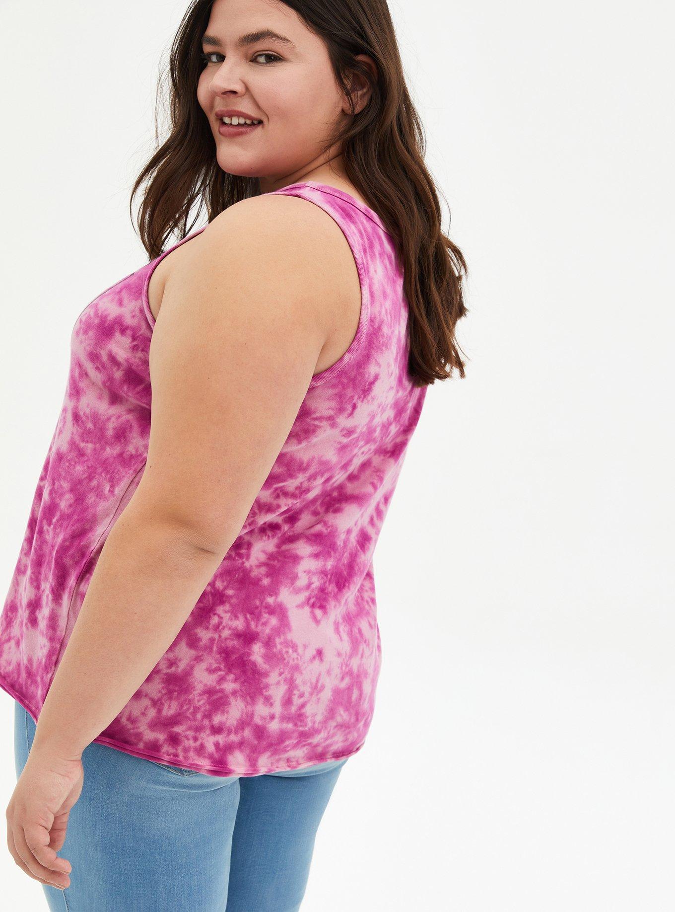 Plus Size Classic Fit Tank - Jimi Hendrix Purple Wash, PURPLE, alternate