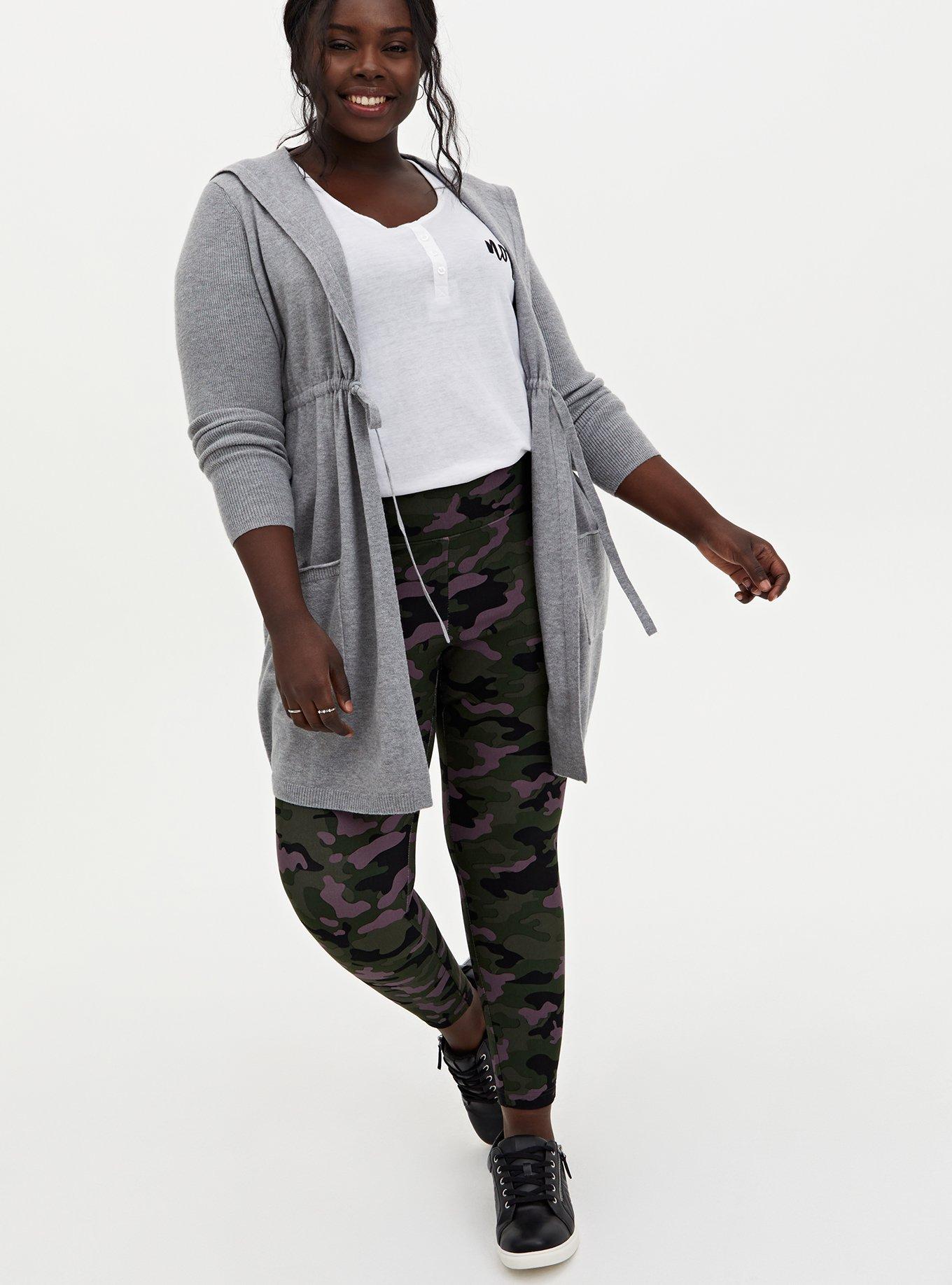 Plus Size Henley Tee - Triblend Nope White, BRIGHT WHITE, alternate