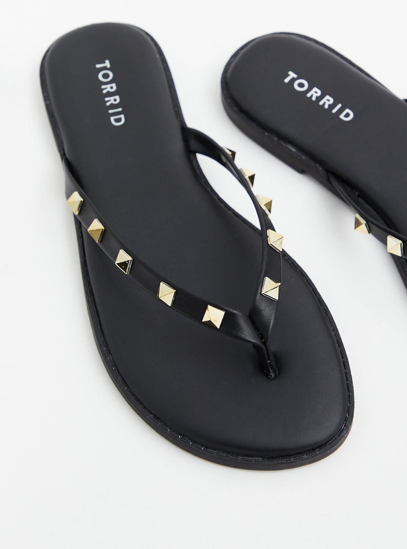 Plus Size - Studded Flip Flop (WW) - Torrid